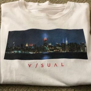 Visual White Tee Shirt
